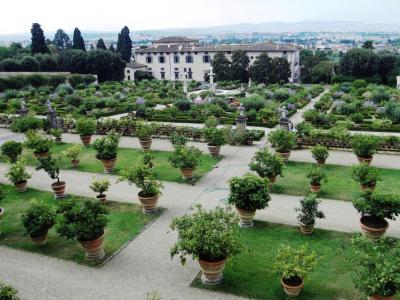 Firenze, Giardino della Villa di Castello, veduta