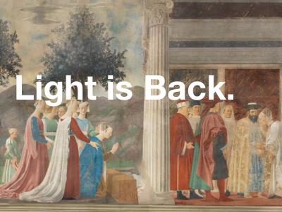 Light is back. Leggenda della vera Croce - particolare